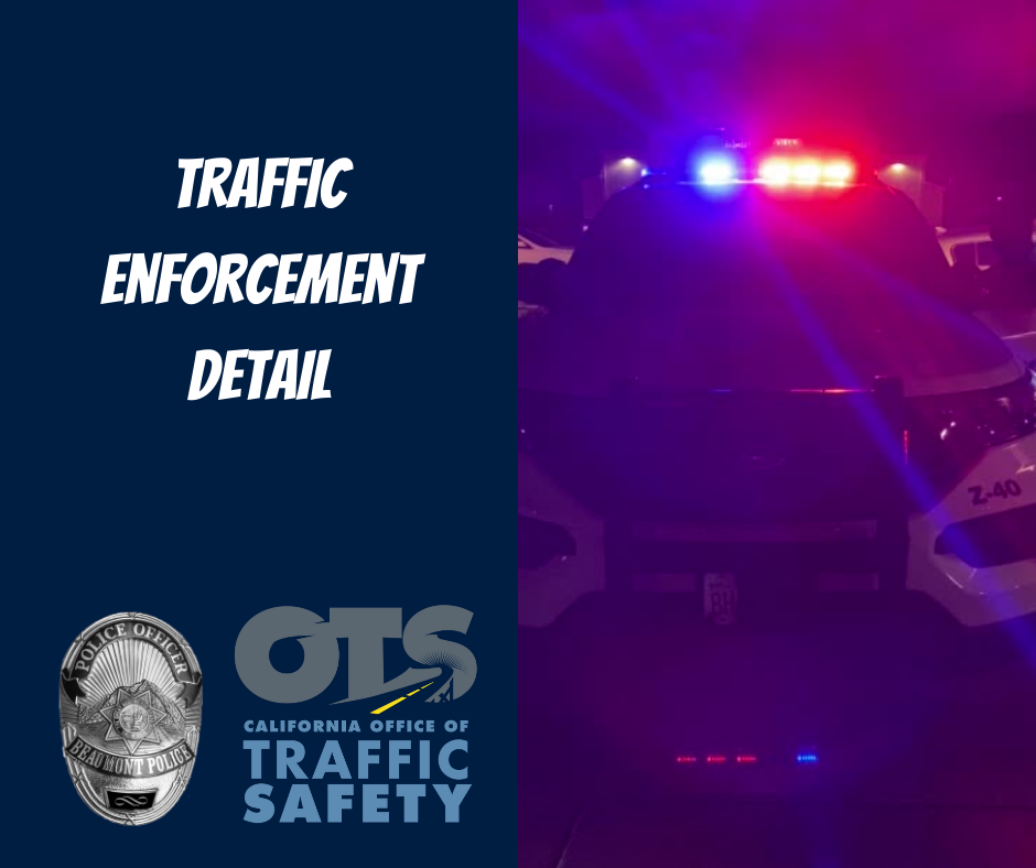Traffic Enforcement Detail Graphic