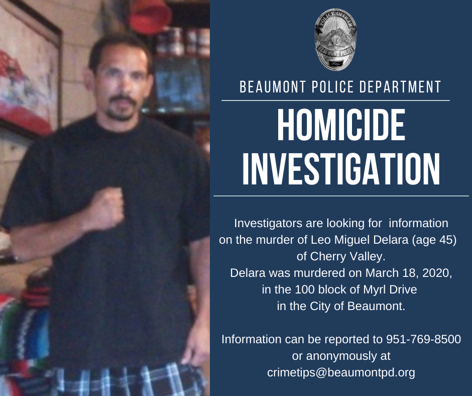 Homicide Investigation: Looking for Information - Graphic