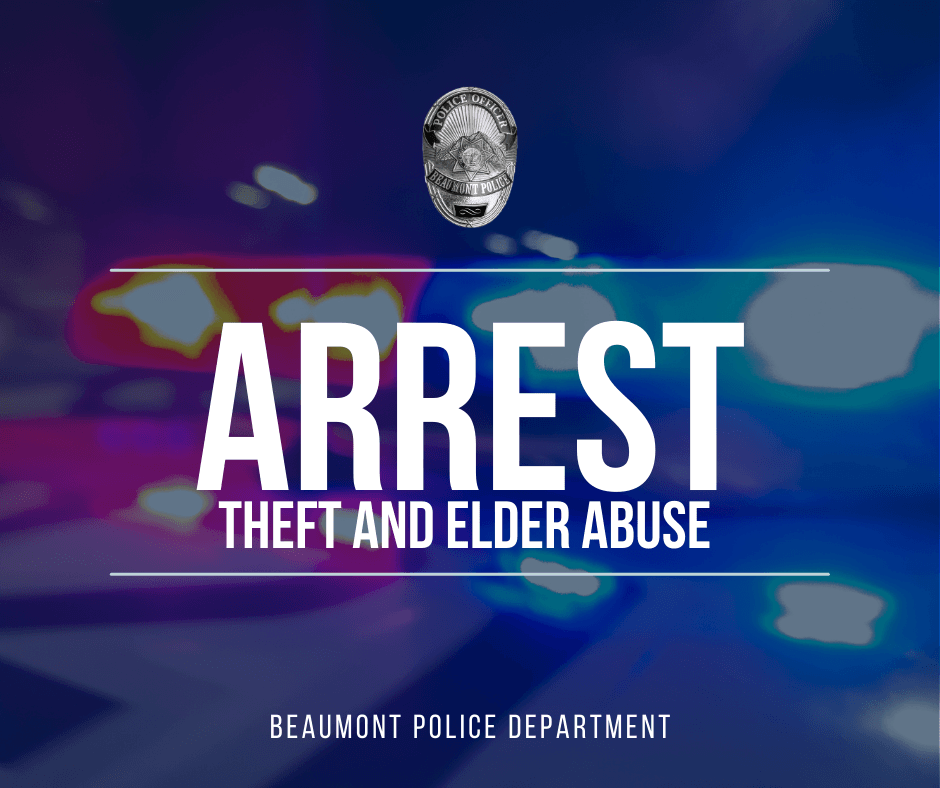 Aresst: Theft and Elder Abuse Graphic