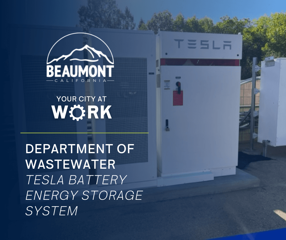 Your City at Work: Department of Wastewater Tesla Graphic
