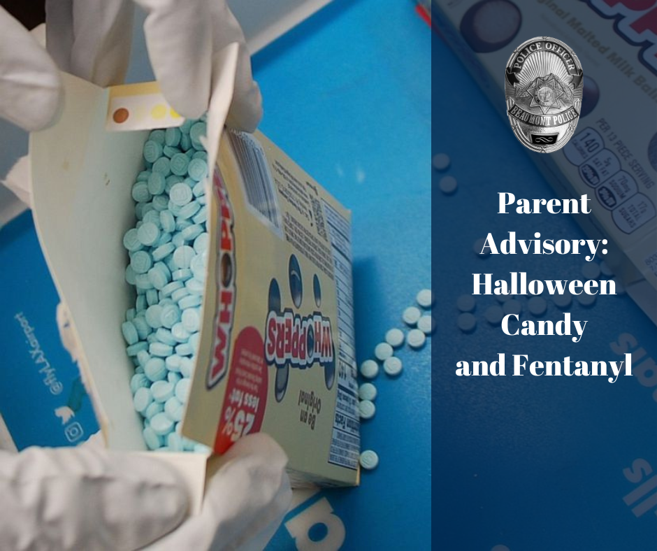 Parent Advisory: Halloween Candy and Fentanyl Graphic