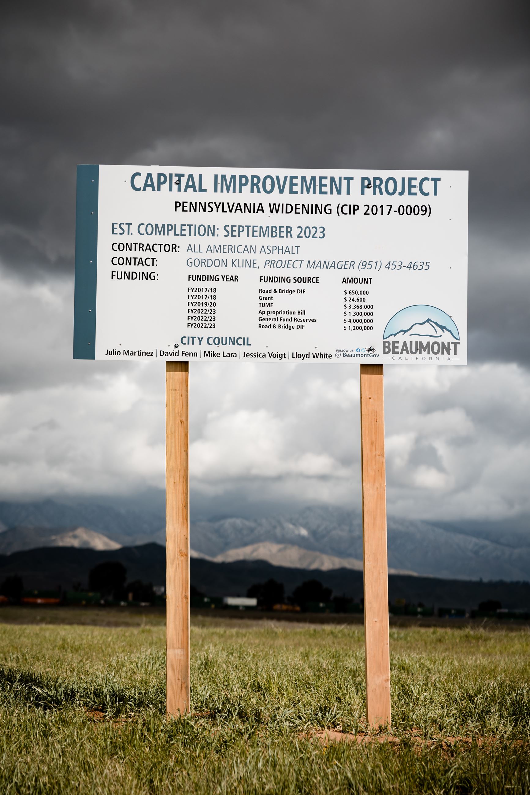 Pennsylvania Widening Project Timeline Photo