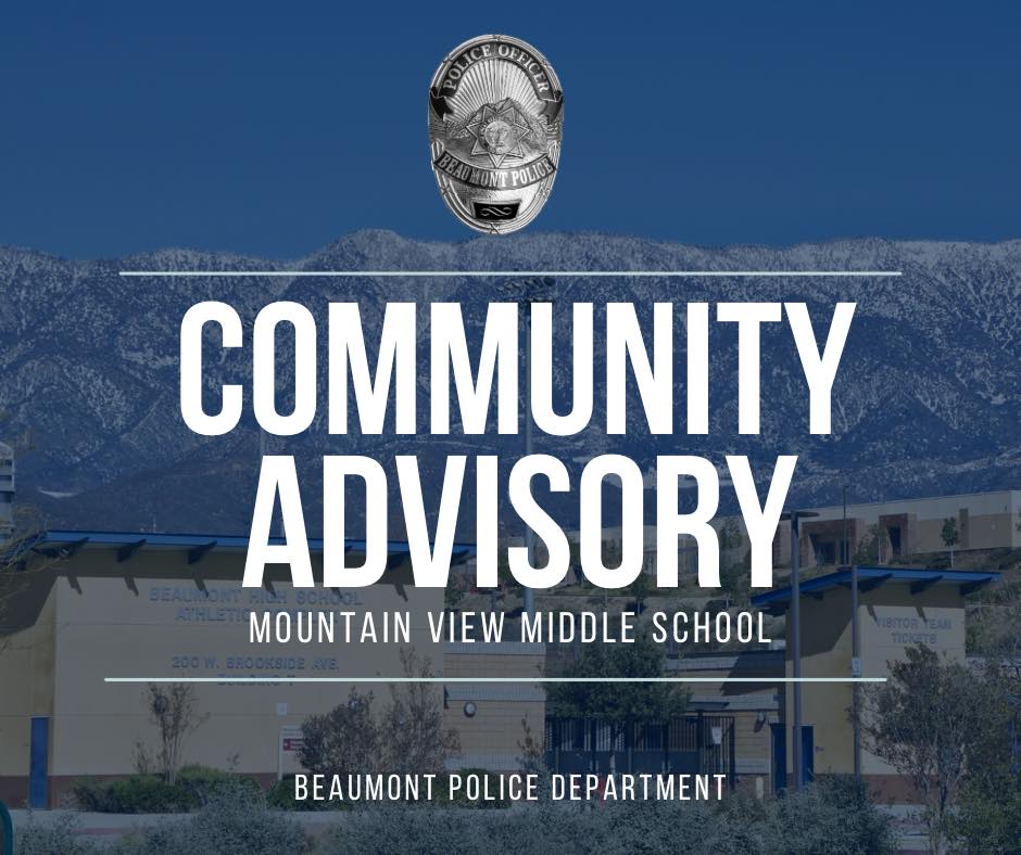Community Advisory: Mountain View Middle School