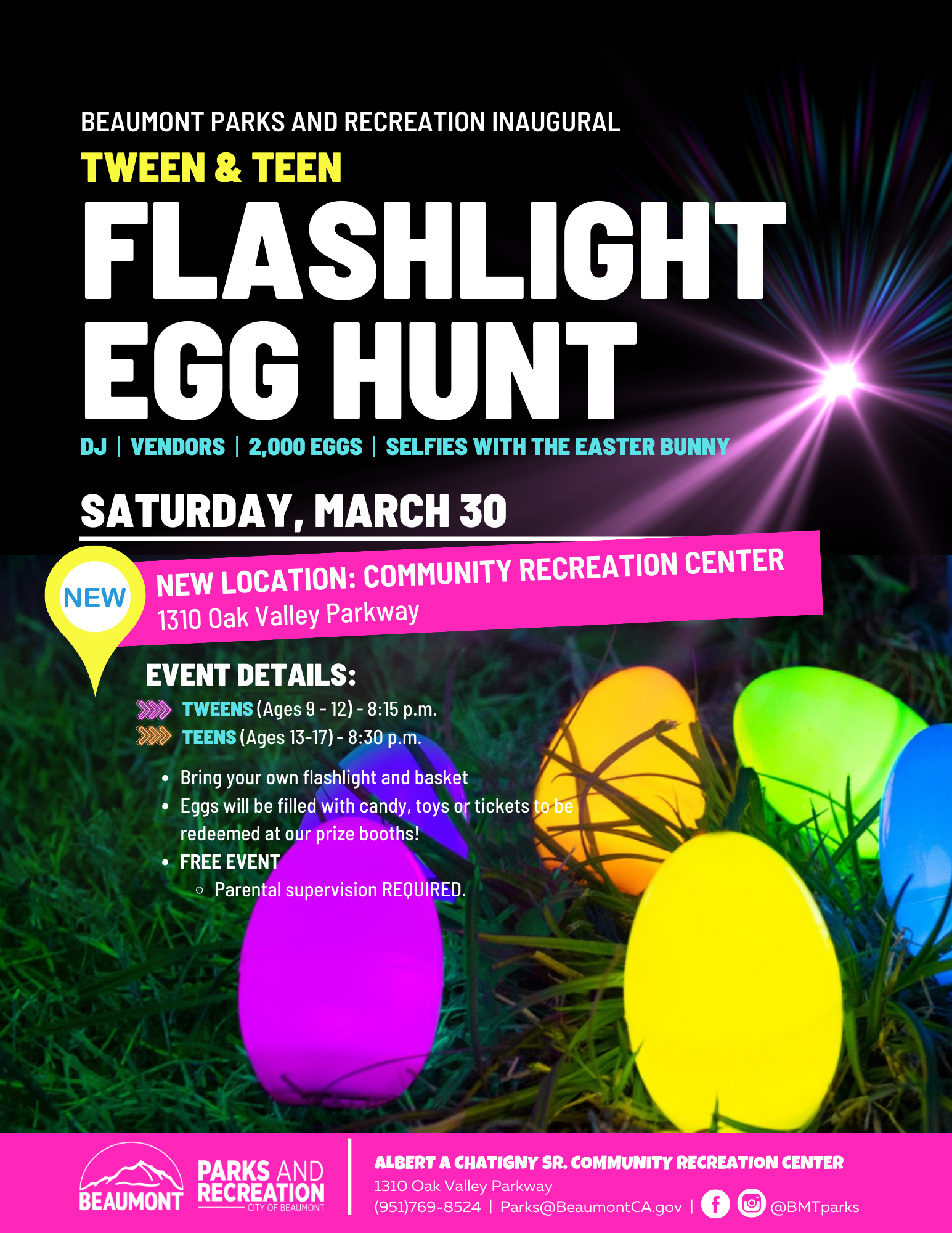 Egg Hunt NEW LOCATION