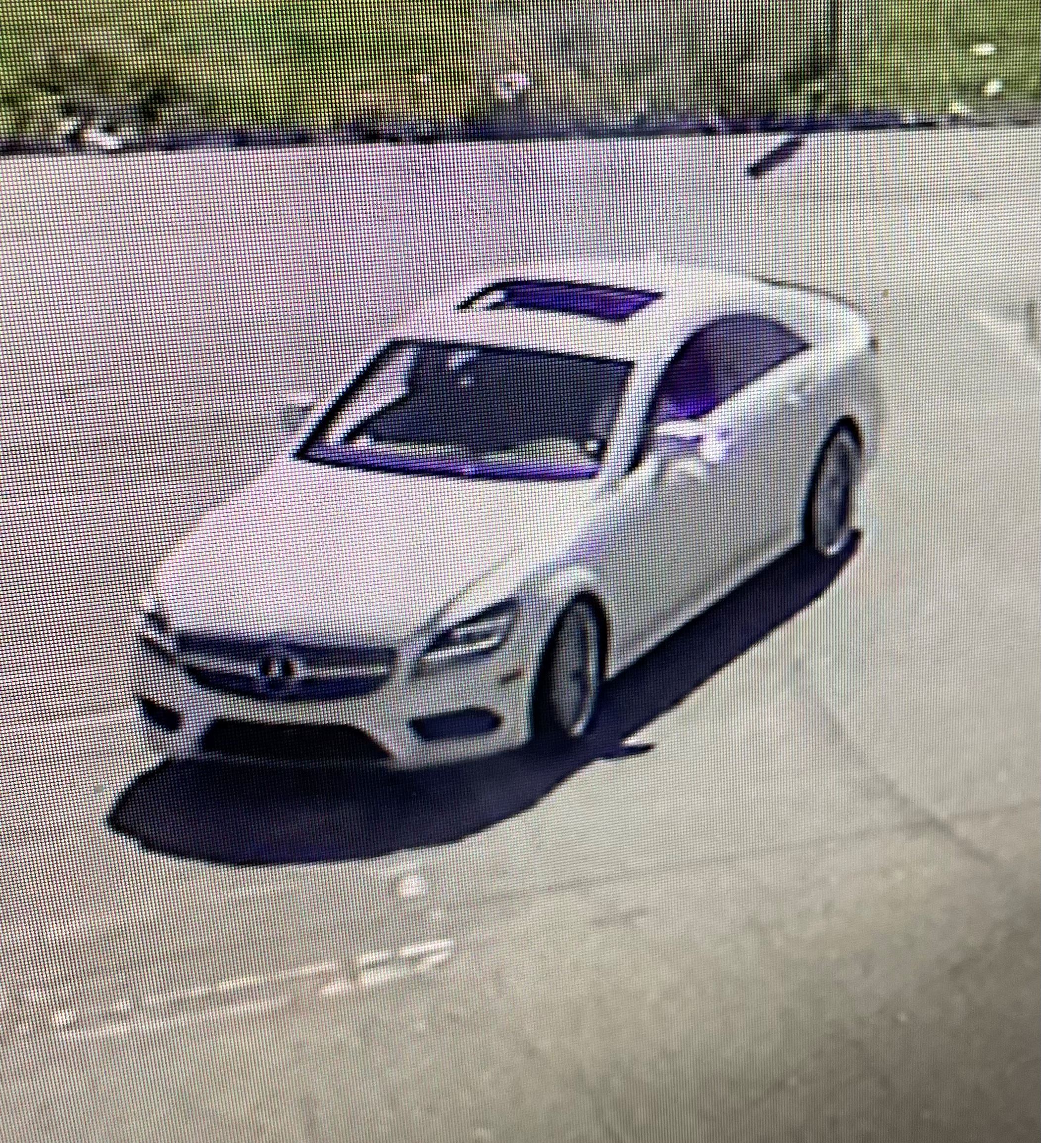 Suspect White Mercedes Benz Photo