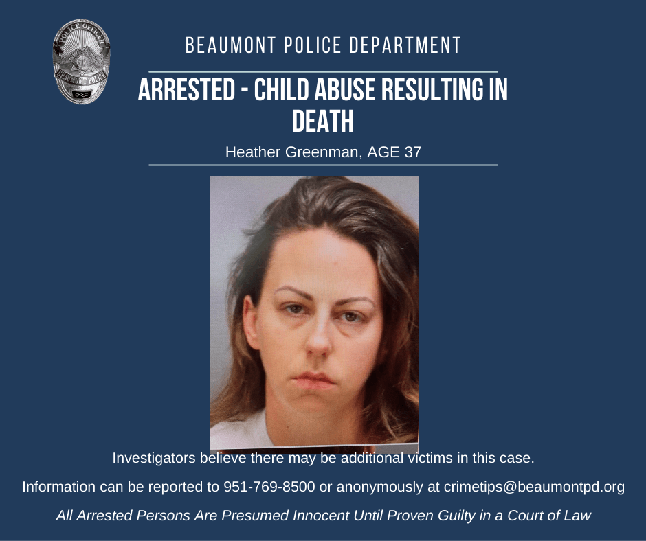 Arrestee: Child Abuse Resulting in Death 